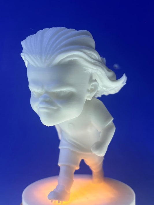 Figura Coleccionable 3D Erling Haaland Estilo Chibi / Caricatura (Para Pintar)
