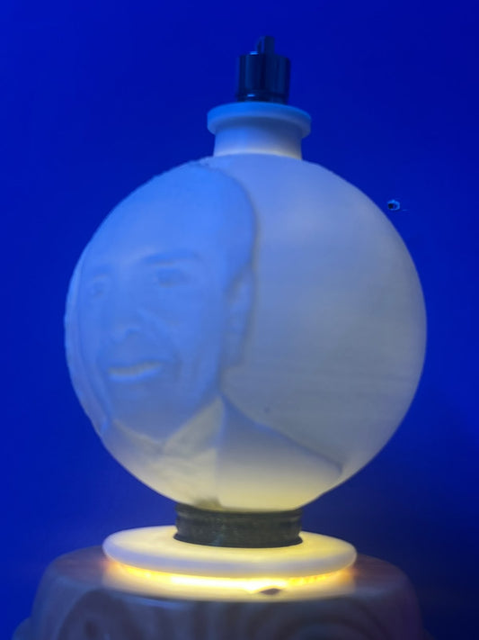 Esfera Navideña Personalizada con Litofanía 3D y Luz LED Interna