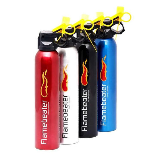 Extintor Deportivo Portátil Flamebeater para Auto, Moto y Hogar (Incluye Soporte)