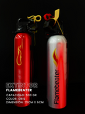 Extintor Deportivo Portátil Flamebeater para Auto, Moto y Hogar (Incluye Soporte)
