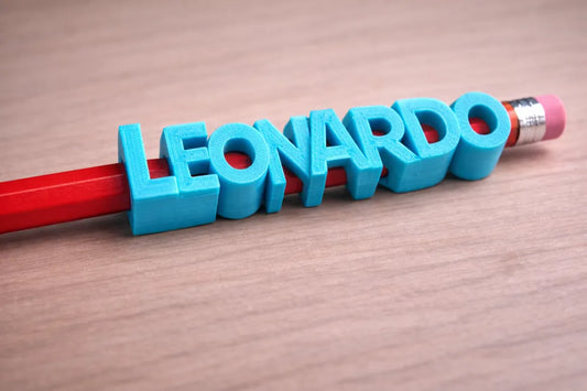 Lápices Personalizados con Nombre 3D