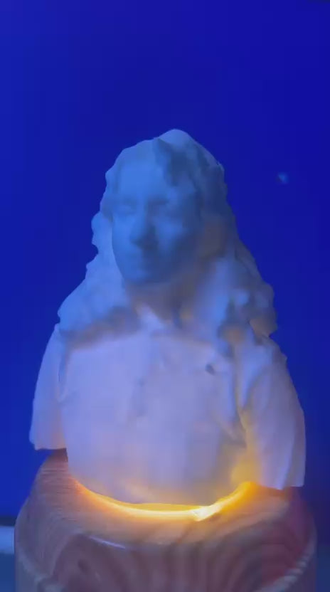 Busto Esculpido 3D Personalizado con Escaneo Láser y Fotogrametría